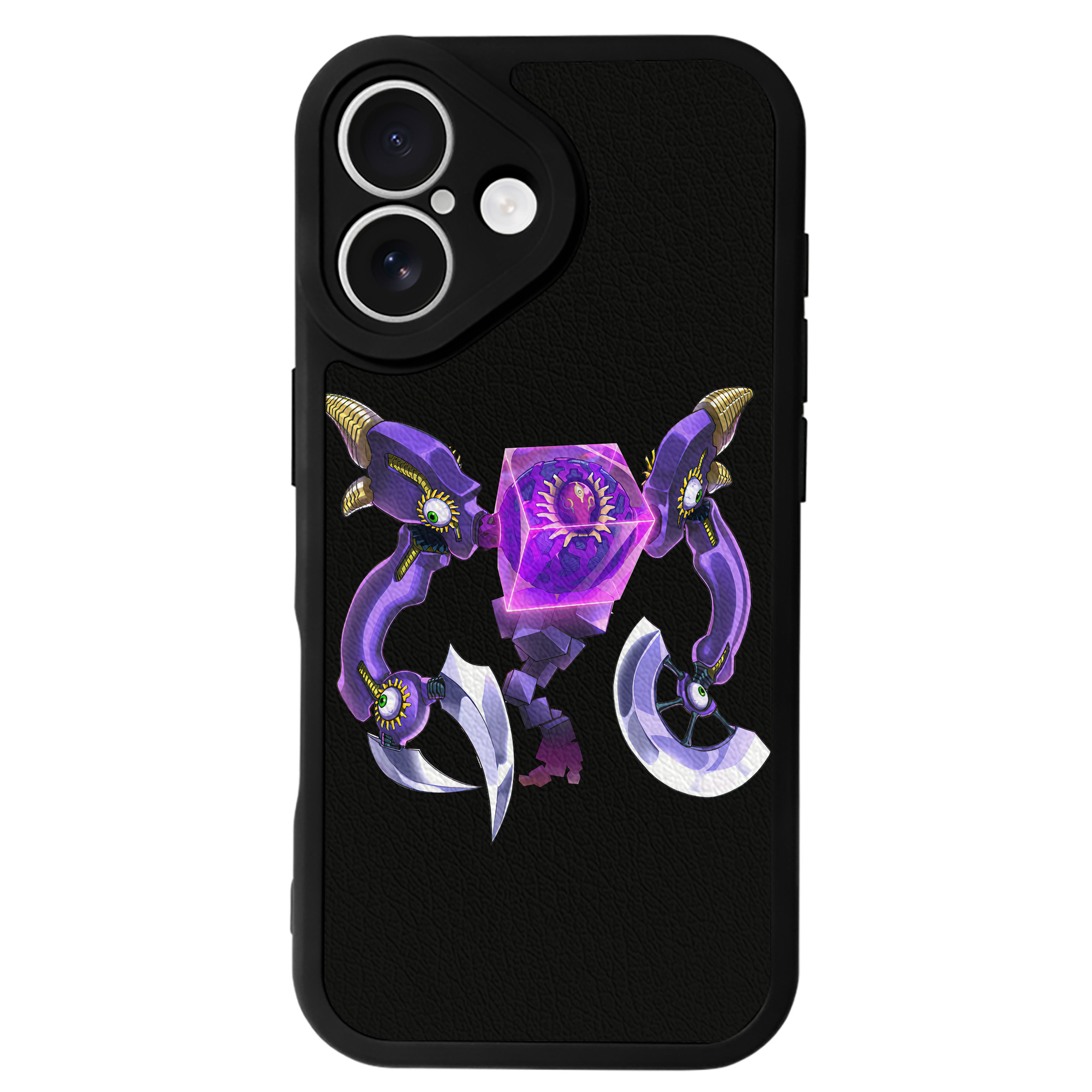 （画像用） 遊☆戯☆王 Yu-Gi-Oh! 【iPhone 16シリーズ対応】シリコンスマホケース（レザー調） 材質：シリコン